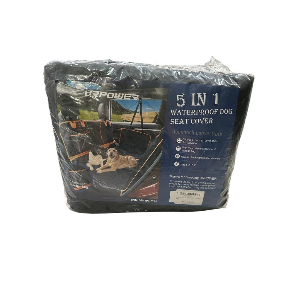 5 In 1 Waterproof Dog Seat Cover (Hammock Convertible)